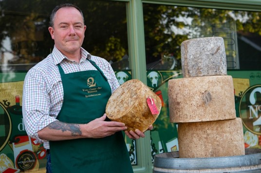 James Grant from No2 Pound Street with artisan cheese